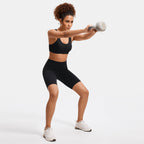 Power On Soft Padded High Impact Zip Front Sports Bra