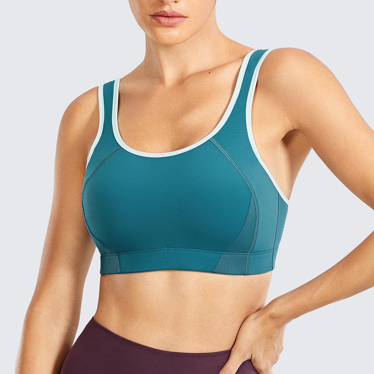 Quick Dry High Impact Padded Wireless Active Bra