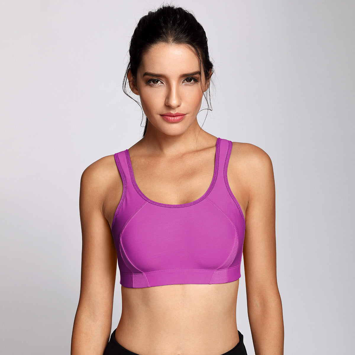 Quick Dry High Impact Padded Wireless Athletic Bra