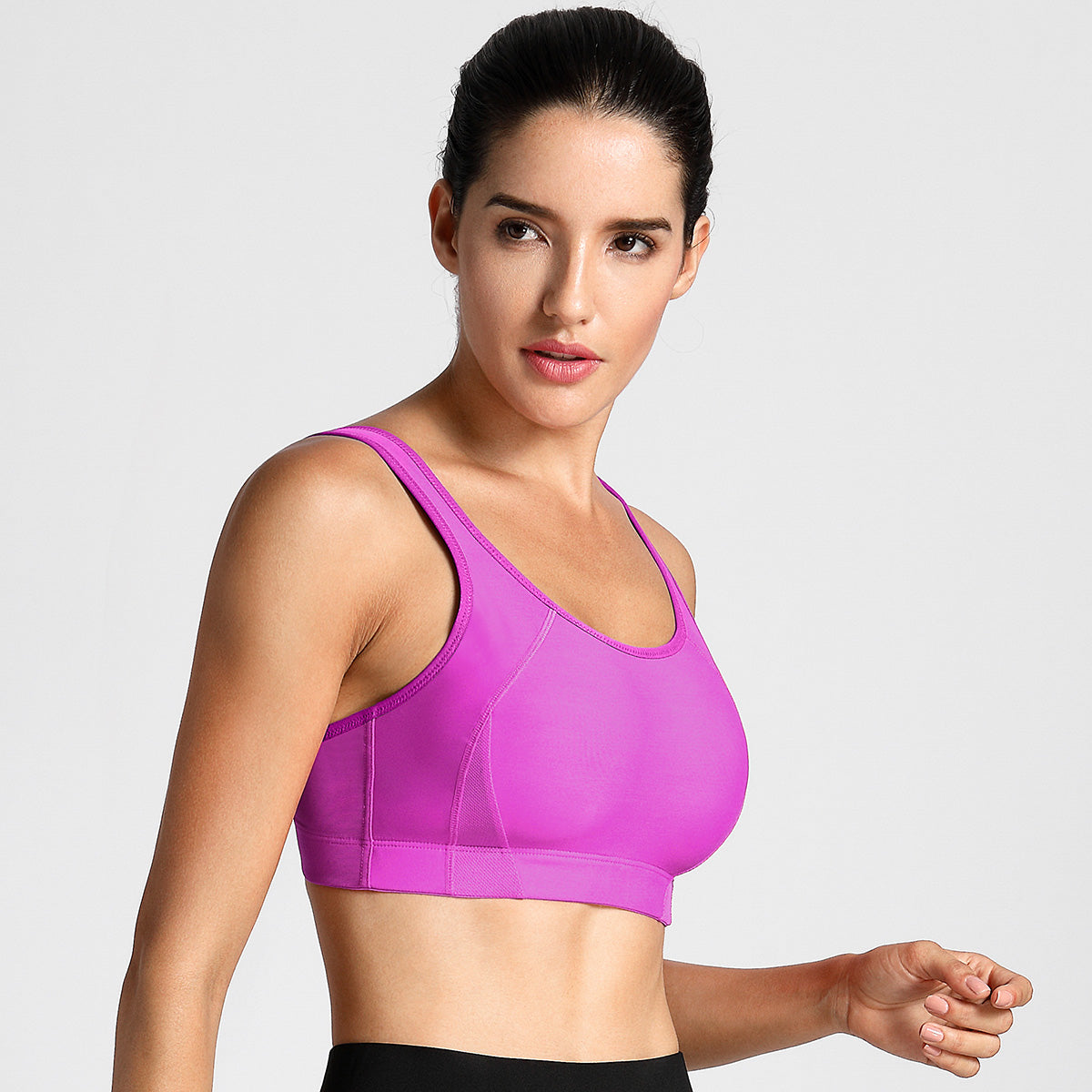 Quick Dry High Impact Padded Wireless Athletic Bra