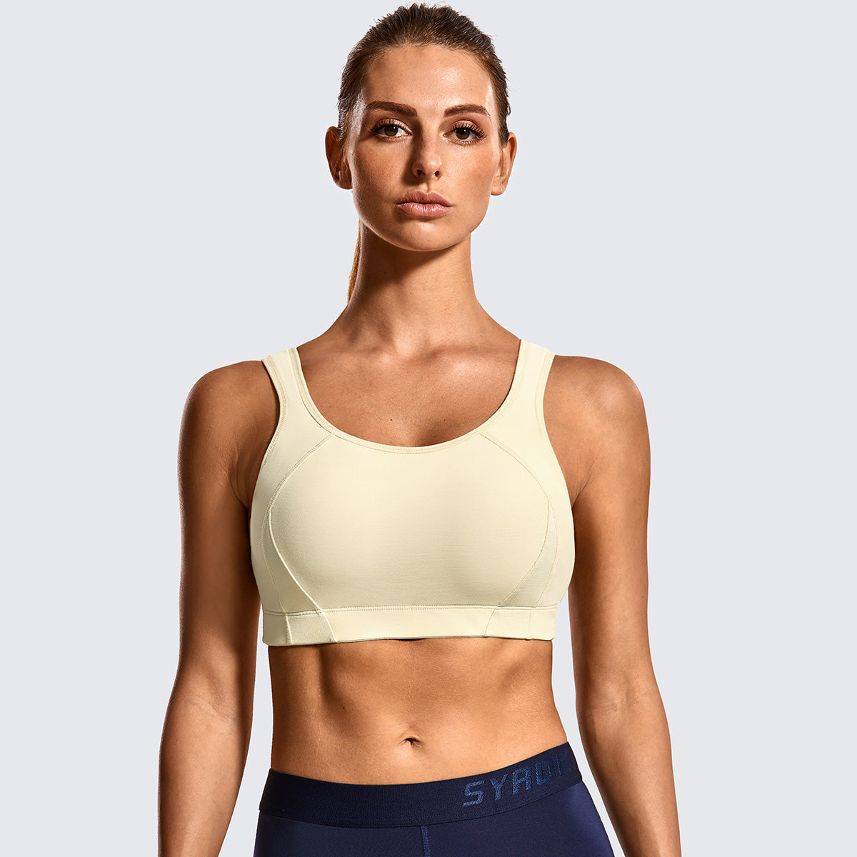 Quick Dry High Impact Padded Wireless Sports Bra-3