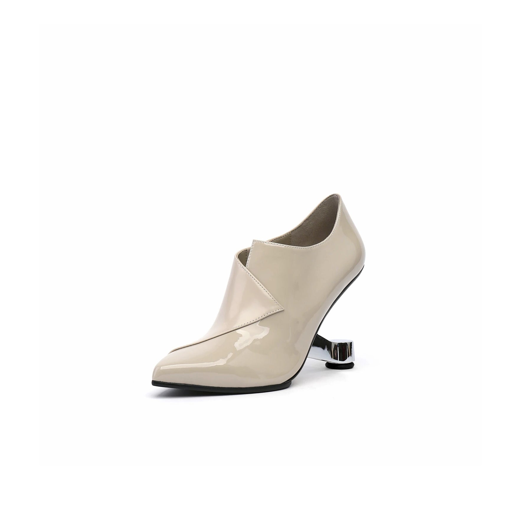 Folded Leather Stylish Mules-1