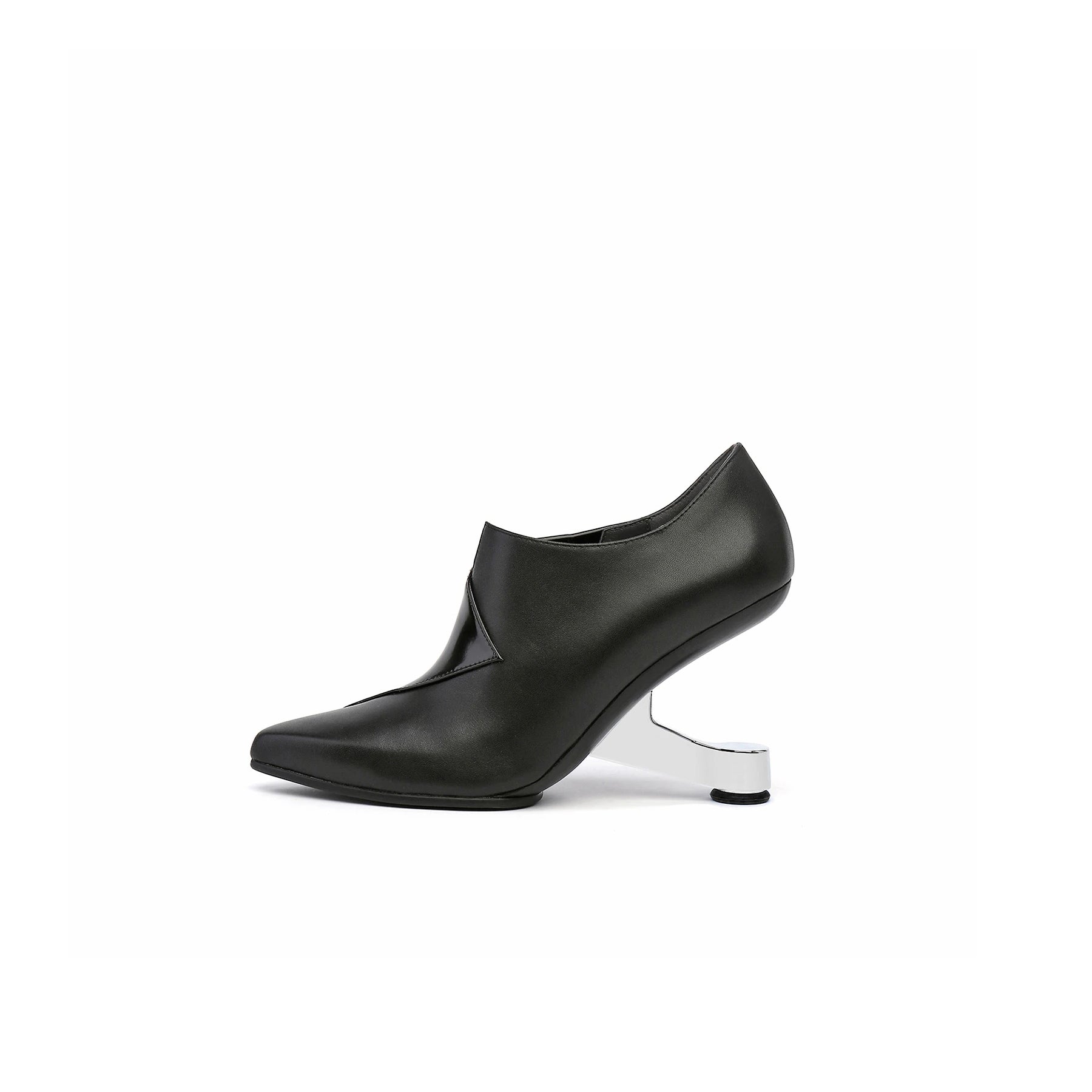 Folded Leather Stylish Mules-5