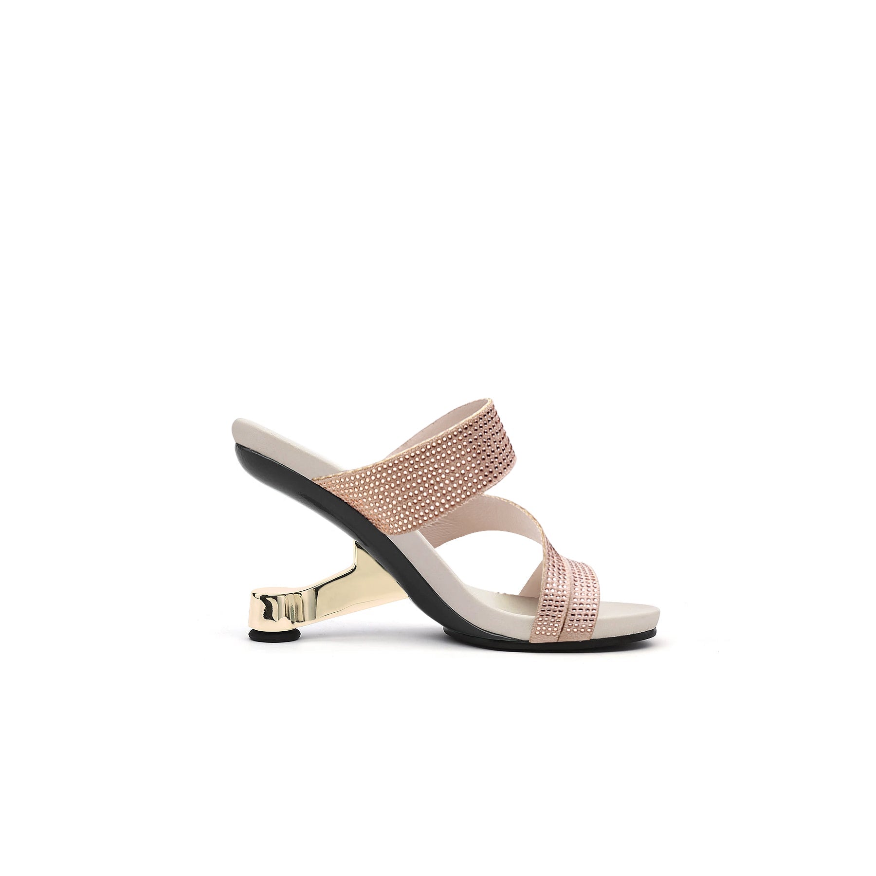 Playful Wave Strap Gravity Mules-2