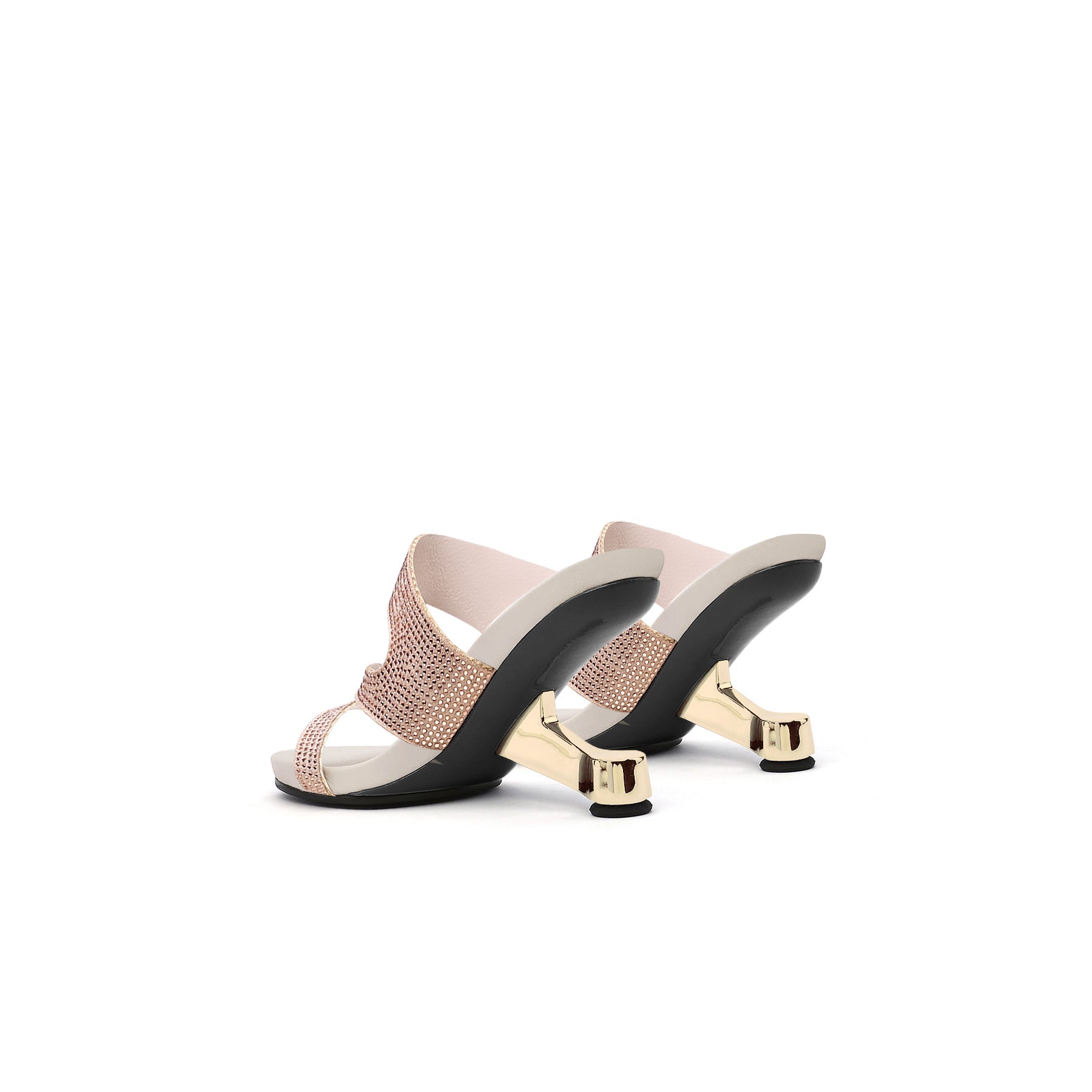 Playful Wave Strap Gravity Mules-4