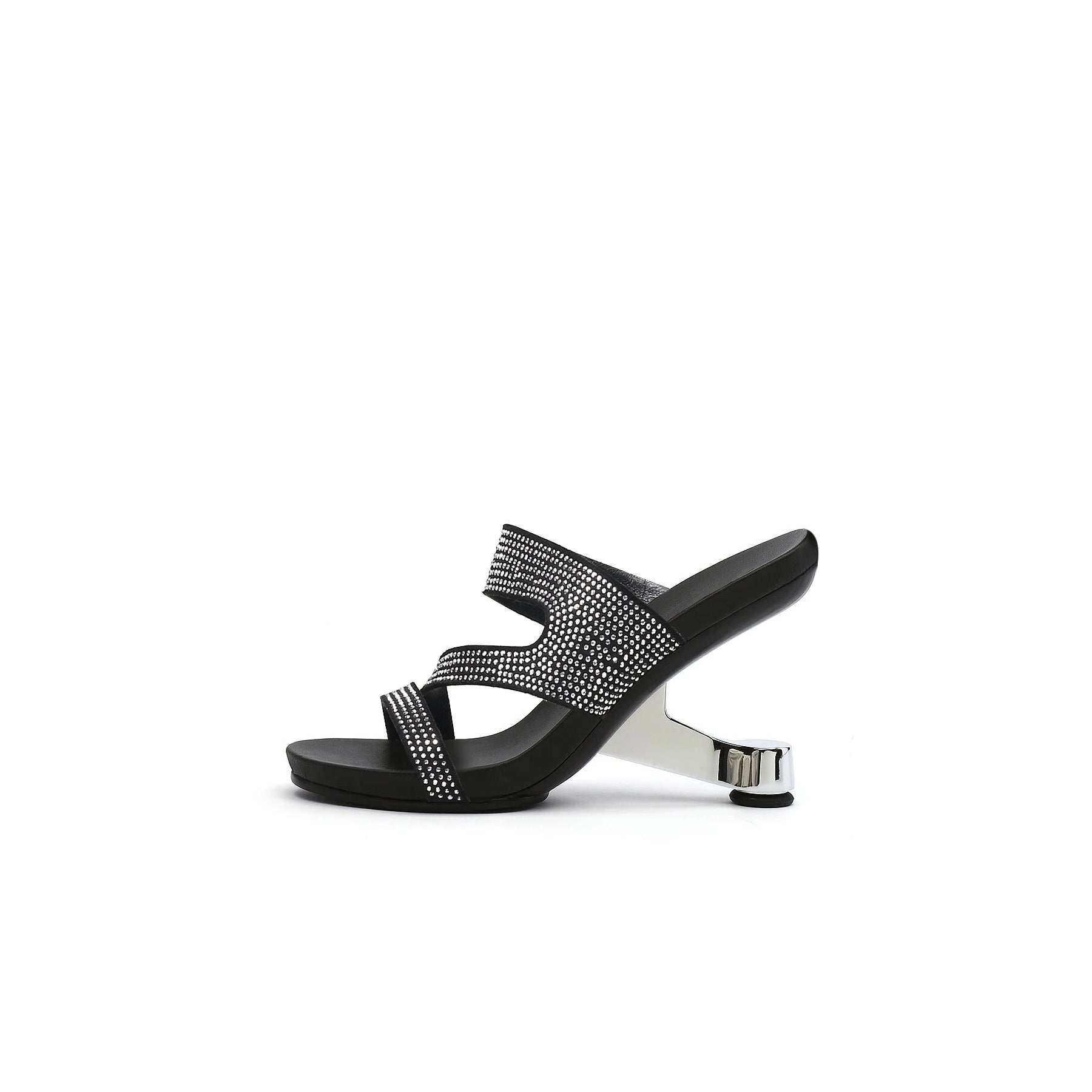 Playful Wave Strap Gravity Mules-5